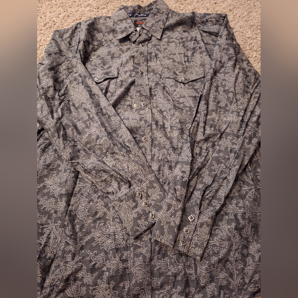 Wrangler George Strait Troubadour button up mens top